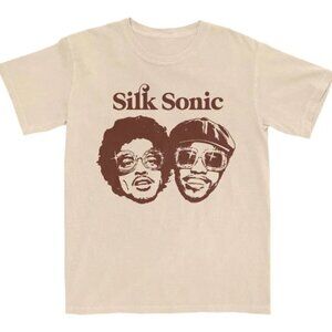Silk Sonic 2 Face Gift For Fan Youth T Shirt 90
